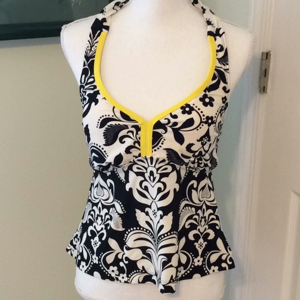 ❤️UC Black/white MOSSIMO tankini suit 8, bottom XL